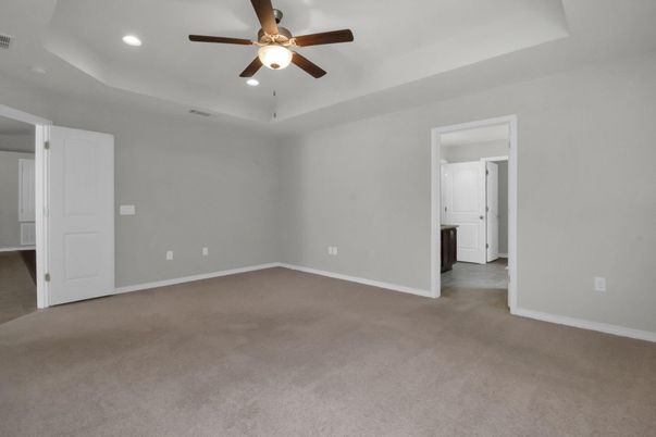 Empty room, Interior, Recessed Lighting
