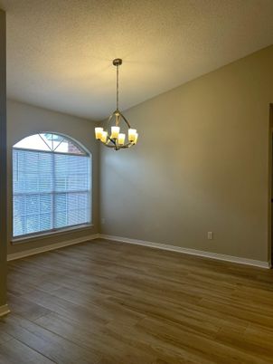 Chandelier, Empty room, Interior, Wood Texture Flooring