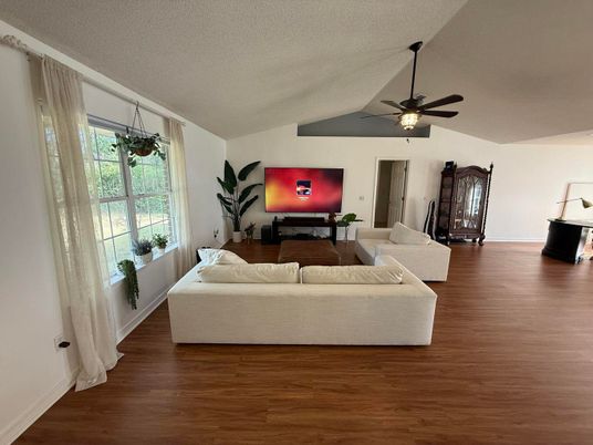 Fireplace, Interior, Living room, Wood Texture Flooring