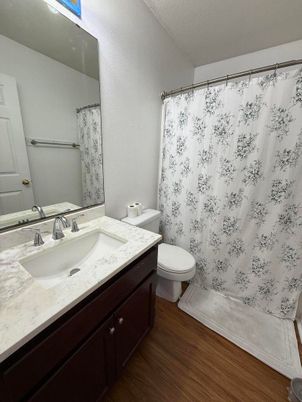 Bathroom, Interior, Wood Texture Flooring