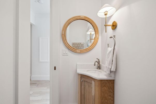 Bathroom, Interior, Wood Texture Flooring