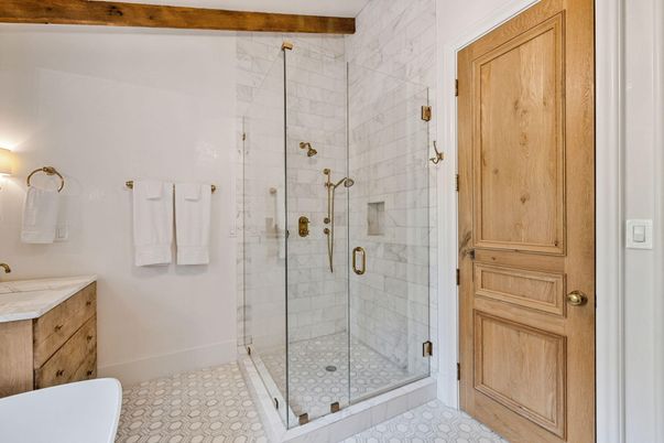 Bathroom, Glass Shower, Interior