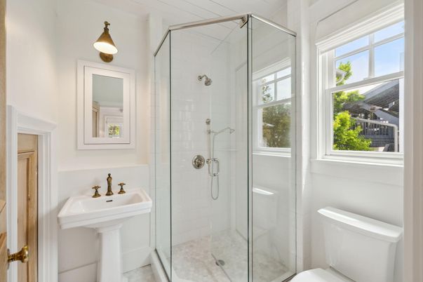 Bathroom, Glass Shower, Interior