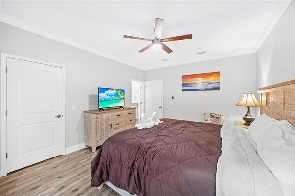 Bedroom, Interior, Wood Texture Flooring