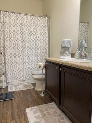 Bathroom, Interior, Wood Texture Flooring