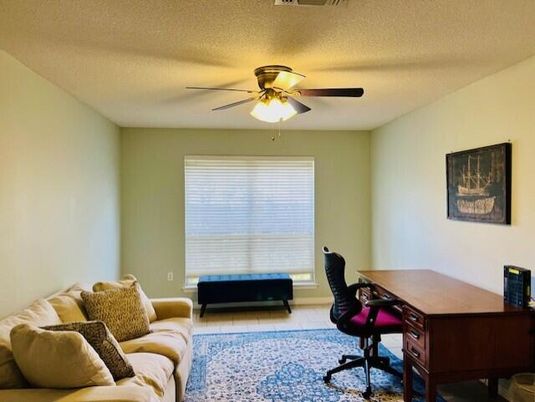 Home Office, Interior, Wood Texture Flooring