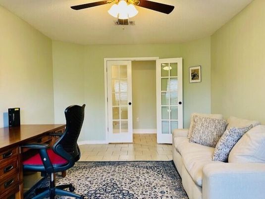 Home Office, Interior, Wood Texture Flooring