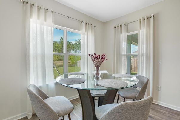 Dining room, Interior, Wood Texture Flooring
