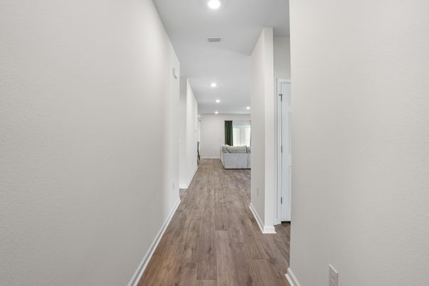 Interior, Recessed Lighting, Wood Texture Flooring