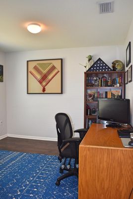 Home Office, Interior, Wood Texture Flooring