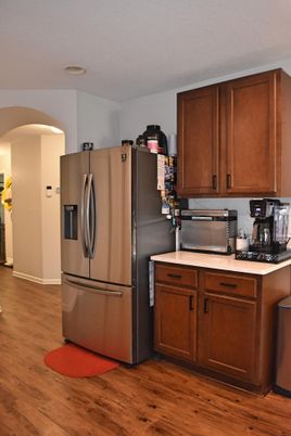 Interior, Kitchen, Wood Texture Flooring