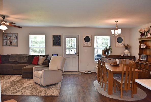 Chandelier, Dining room, Interior, Living room, Wood Texture Flooring