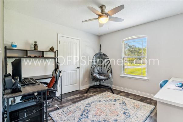 Home Office, Interior, Wood Texture Flooring