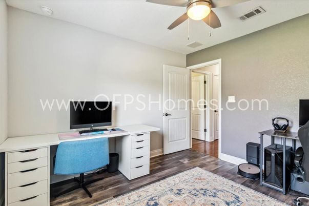 Home Office, Interior, Wood Texture Flooring