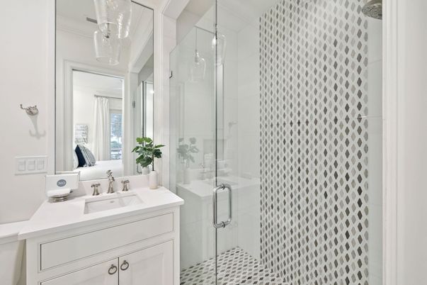 Bathroom, Glass Shower, Interior