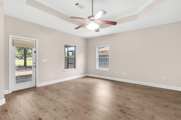 Empty room, Interior, Wood Texture Flooring