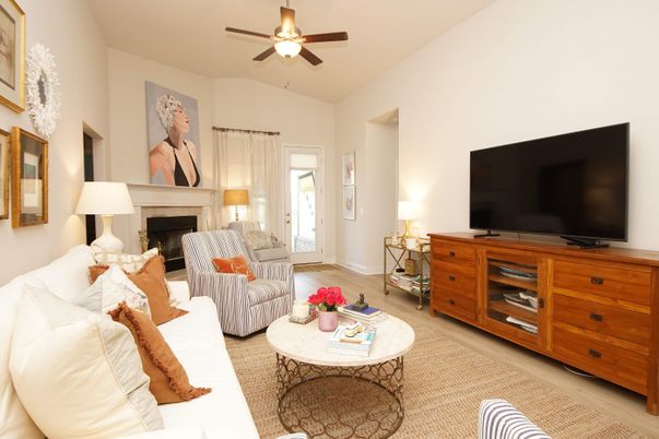 Fireplace, Interior, Living room, Wood Texture Flooring
