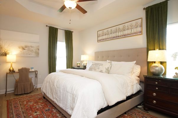 Bedroom, Interior, Wood Texture Flooring