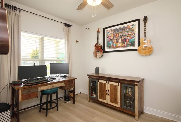 Home Office, Interior, Wood Texture Flooring
