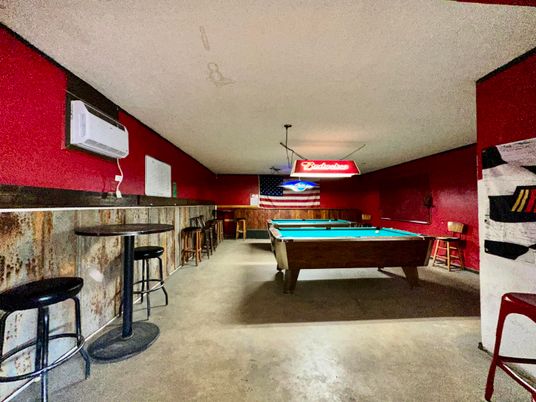 Billiard Table, Game Room, Interior, Pendant Lights