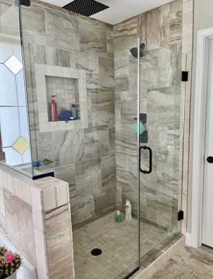 Bathroom, Glass Shower, Interior