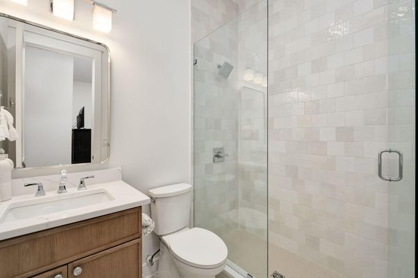Bathroom, Glass Shower, Interior