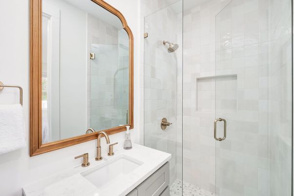 Bathroom, Glass Shower, Interior