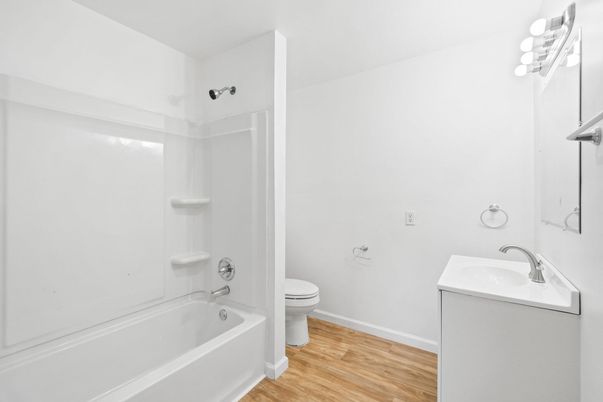 Bathroom, Interior, Wood Texture Flooring