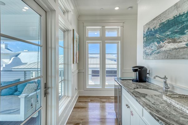 Bathroom, Interior, Recessed Lighting, Wood Texture Flooring
