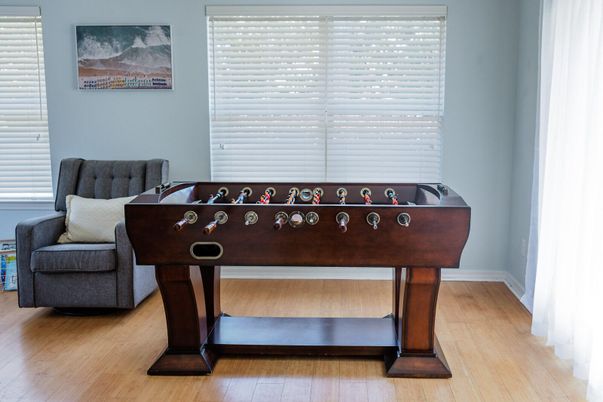 Game Room, Interior, Wood Texture Flooring