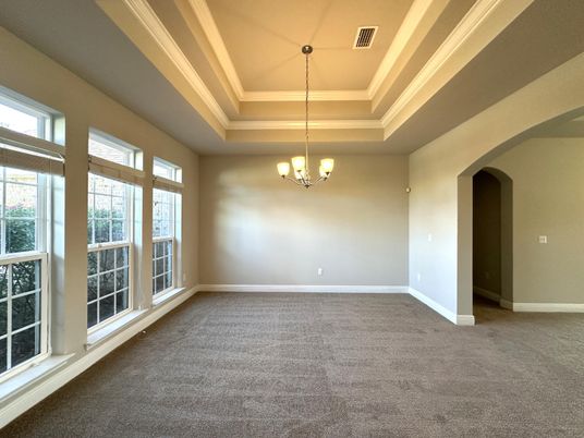 Chandelier, Empty room, Interior