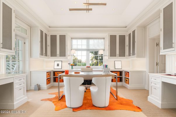 Home Office, Interior, Recessed Lighting