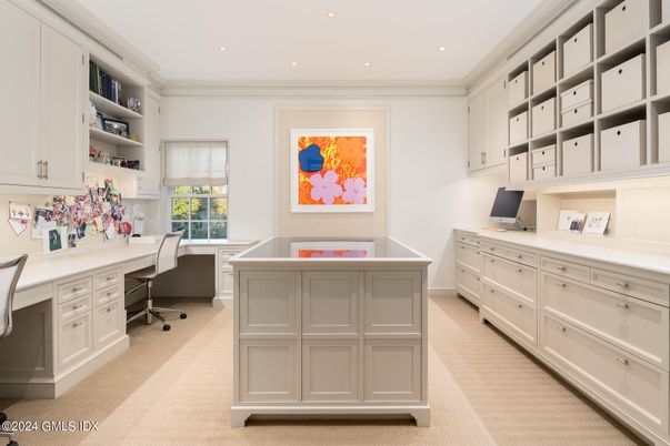 Home Office, Interior, Recessed Lighting