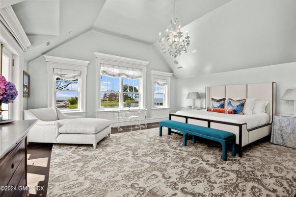 Bedroom, Chandelier, Interior