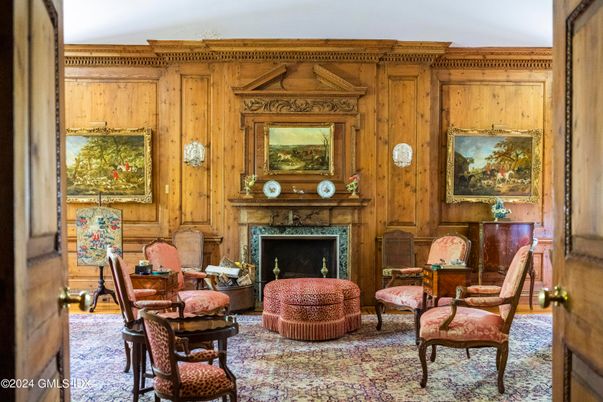 Fireplace, Interior, Wooden Walls