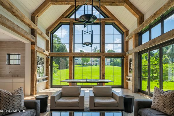 Interior, Pendant Lights, Sun Room, Wooden Beams