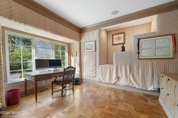 Home Office, Interior, Wood Texture Flooring