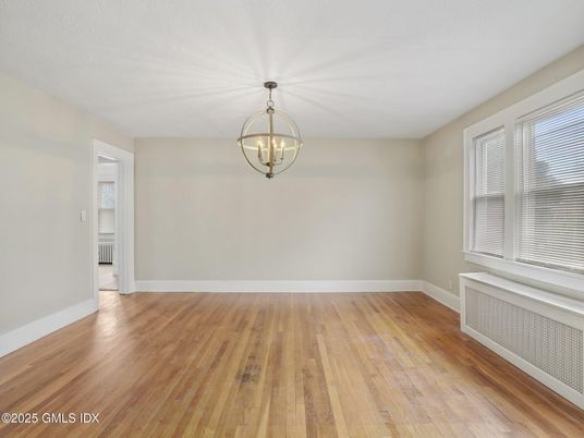 Empty room, Interior, Pendant Lights, Wood Texture Flooring