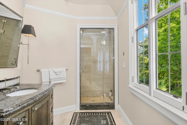 Bathroom, Glass Shower, Interior