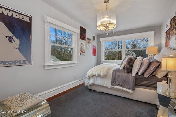 Bedroom, Chandelier, Interior