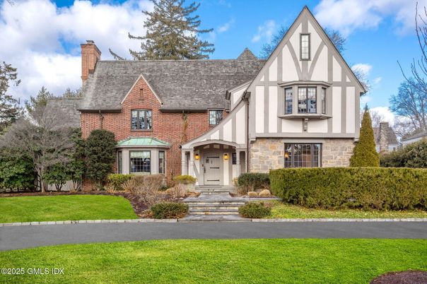 Exterior, Facade, Brick Facade, Tudor Revival