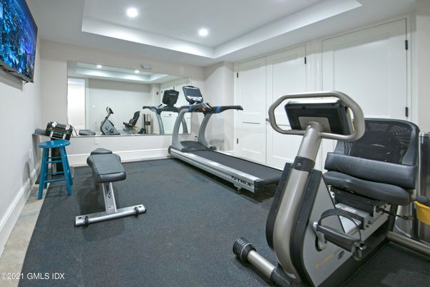 Fitness Equipment, Interior, Recessed Lighting