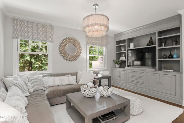 Chandelier, Interior, Living room, Wood Texture Flooring