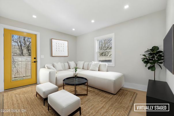 Interior, Living room, Recessed Lighting