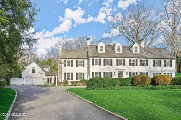 Attached, Detached Garage, Exterior, Facade, Georgian