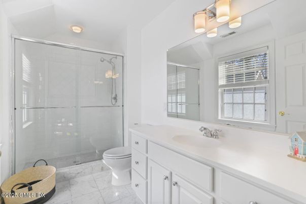 Bathroom, Glass Shower, Interior, Marble