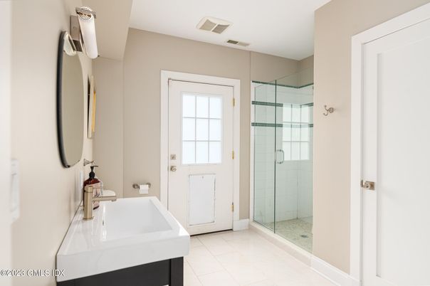 Bathroom, Glass Shower, Interior