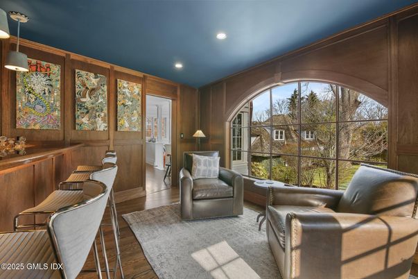 Interior, Recessed Lighting, Wood Texture Flooring, Wooden Walls