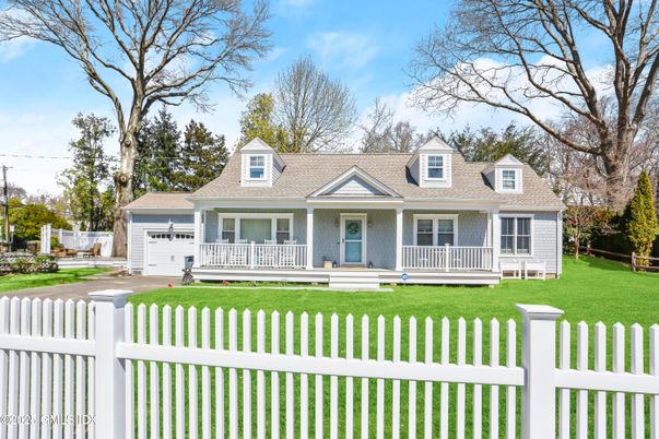 Attached, Backyard, Exterior, Facade, Cape Cod