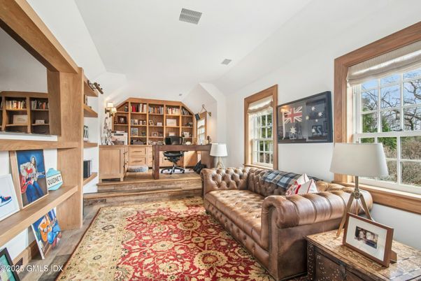 Home Office, Interior, Wood Texture Flooring